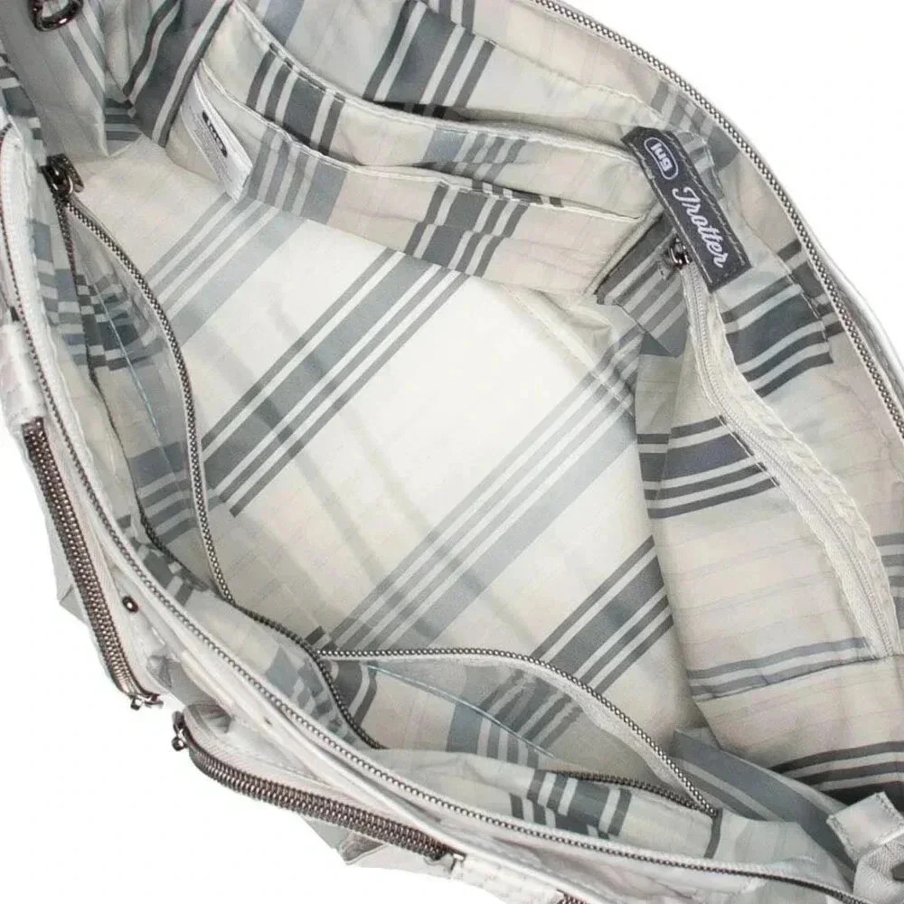 LUG Trotter Tote Bag / Shoulder Bag / Diaper Bag - Cloud Grey - Picture 4 of 16